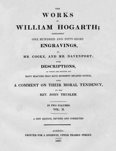 William Hogarthin teokset, osa II, 1827. tekijältä Unbekannt