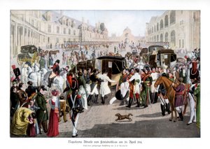 Jäähyväiset Fontainebleaussa, Ranskassa, 20. huhtikuuta 1814 1900 tekijältä Unbekannt