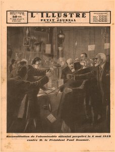 Presidentti Paul Doumerin salamurha 1932. tekijältä Unbekannt