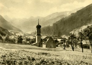 Sankt Nikolauksen kirkko Gortipohlissa, Itävallassa, 1935. tekijältä Unbekannt