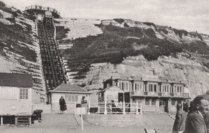 Kalliohissi Bournemouthissa, Dorsetissa, 1900-luvun alussa tekijältä Unbekannt