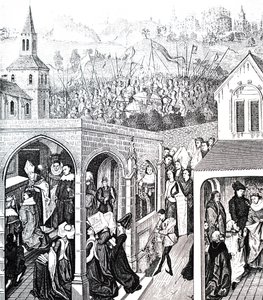 Ranskan Philip II:n kruunajaiset. tekijältä Unbekannt
