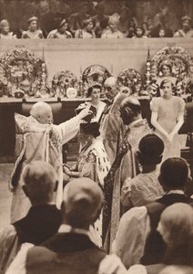 Kuningas Yrjö VI:n vaimon kuningatar Elisabetin kruunaus, 1937 tekijältä Unbekannt