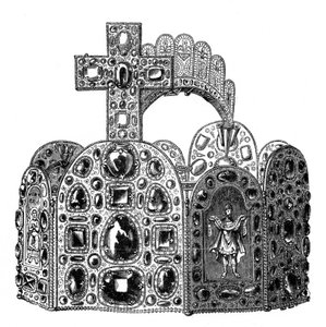 Kaarle Suuren diadeemi, 800-luku, 1870 tekijältä Unbekannt