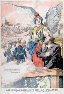 Ranskan aseistariisunta, haava vuotaa aina verta, herra Jaures!, 1903 tekijältä Unbekannt
