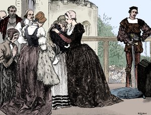 Anne Boleynin teloitus, 1536 tekijältä Unbekannt