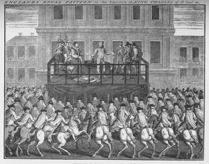 Kuningas Kaarle I teloitus, 30. tammikuuta 1649, c1735 1903 tekijältä Unbekannt