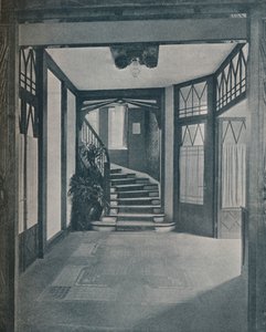Peter Behrensin suunnittelema Behrens Housen lattia ja portaikko, 1901 tekijältä Unbekannt