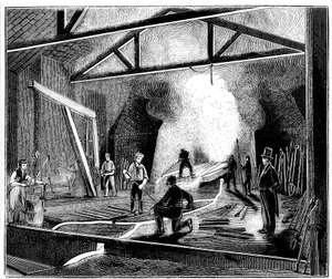 Valimo tai valutalo, Butterley Ironworks, Derbyshire, 1844 tekijältä Unbekannt