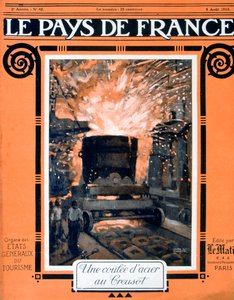 Le Pays de Francen etukansi, 5. elokuuta 1915 tekijältä Unbekannt