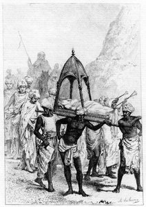 Sinbadin vaimon hautajaiset, 1800-luku tekijältä Unbekannt