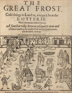 Suuri pakkanen Lontoossa, 1608 tekijältä Unbekannt