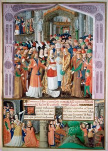Blanchen ja Fernandon avioliitto, 1269, 1400-luku tekijältä Unbekannt