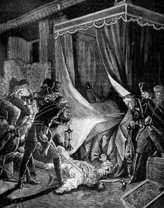 Venäjän tsaari Paavali I:n murha maaliskuussa 1801 1882-1884 tekijältä Unbekannt