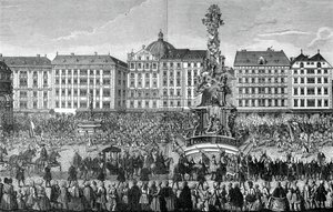 Uskollisuusvala Maria Teresalle Itävallan arkkiherttuattarena, 22. marraskuuta 1740, 1903 tekijältä Unbekannt