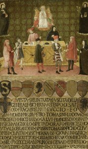 Sienan veronkantaja Bicchernan toimisto, 1451-1452 tekijältä Unbekannt