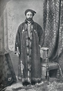 Upseeri, joka vastaa pyhästä pyhäköstä Mashhadissa, Persiassa, 1902 tekijältä Unbekannt