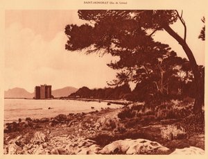 Vanha luostari, Saint-Honorat, 1930. tekijältä Unbekannt