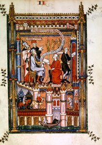Pariisin pakanapapit lähettävät sanomansa Roomaan, 1317 tekijältä Unbekannt