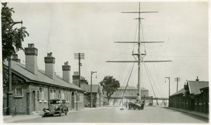 Quarterdeck, Royal Navy koulutuslaitos, Shotley, Suffolk, 1936 tekijältä Unbekannt