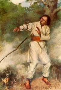 "Käärme kietoutui nopeasti hänen kätensä ympärille", 1917. tekijältä Unbekannt