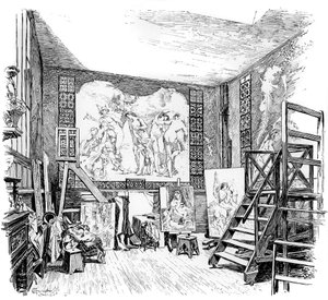 Paul-Jacques-Aime Baudryn studio, 1880-1882 tekijältä Unbekannt