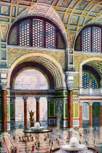 Caracallan kylpylän tepidarium, Rooma, Italia, 1933-1934 tekijältä Unbekannt