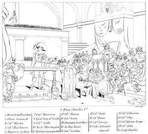Kuningas Kaarle I:n oikeudenkäynti 1600-1649 tekijältä Unbekannt