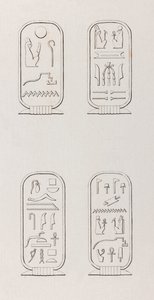 Thebes: Hieroglyfit, lähikuva tekijältä Unbekannt