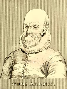Thomas Allen, 1542-1632, 1830. tekijältä Unbekannt