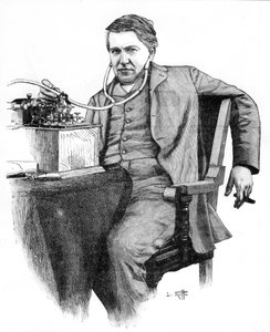 Thomas Alva Edison, yhdysvaltalainen keksijä, 1906 tekijältä Unbekannt