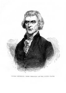 Thomas Jefferson, Yhdysvaltain kolmas presidentti, 1872 tekijältä Unbekannt