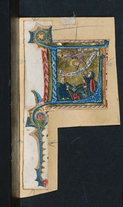 Kolme leikkaa missalista, n. 1470-1500. tekijältä Unbekannt