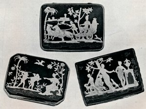 Kolme Pique-nuuskalaatikkoa, 1920. tekijältä Unbekannt