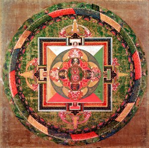 Tiibetin buddhalainen mandala tekijältä Unbekannt