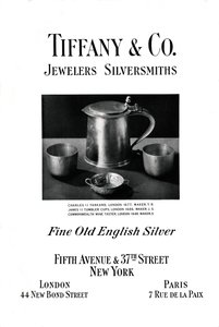 Tiffany & Co:n mainos, 1937 tekijältä Unbekannt