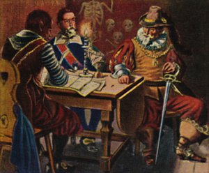 Tilly 1559-1632. - Kaiverrus A. van Dyckin maalauksen jälkeen, 1934. tekijältä Unbekannt