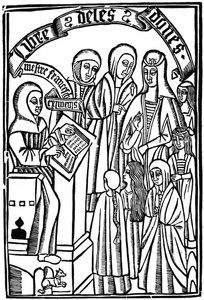 Cardinal Ximenesin Libre de les Donesin nimisivu, Barcelona, 1495, 1964. tekijältä Unbekannt