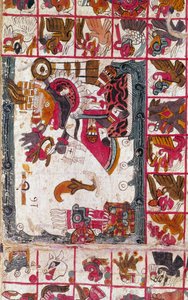 Tonalamatl Aubin, Folio 16, 1400-luku tekijältä Unbekannt