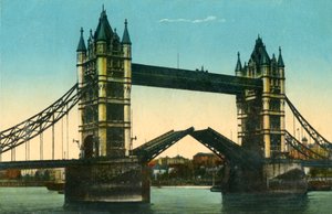 Tower Bridge, Lontoo, 1910. tekijältä Unbekannt