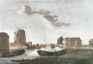 Franciskaanilustarin torni, Oxford, 1788 tekijältä Unbekannt