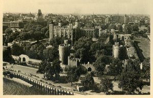 Lontoon Tower. Yleinen näkymä etelästä, 1920. tekijältä Unbekannt