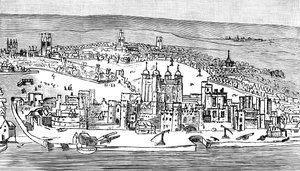 Lontoon Tower, 1543, 1893 tekijältä Unbekannt