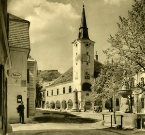 Kaupungintalo, Gumpoldskirchen, Mödling, Ala-Itävalta, n. 1935. tekijältä Unbekannt