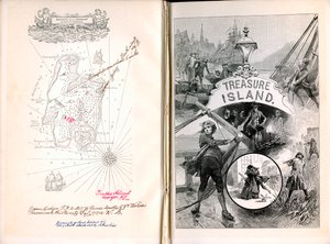 Treasure Island, Robert Louis Stevenson, 1886 tekijältä Unbekannt