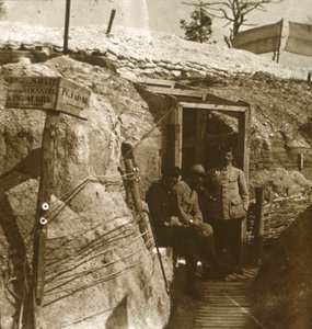 Kaivannot, Champagne, Pohjois-Ranska, c1914-c1918 tekijältä Unbekannt