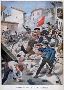 Ongelmia Barcelonassa, 1902 tekijältä Unbekannt