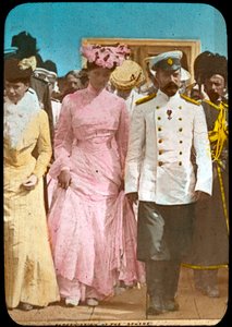 Venäjän tsaari Nikolai II ja tsaariina Aleksandra, c1894-c1917 tekijältä Unbekannt