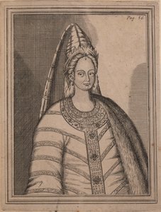 Tsaaritar Irina Godunova 1557-1603, Venäjän tsaari Feodor I:n vaimo. tekijältä Unbekannt