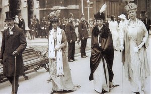 Venäjän tsaaritar Maria Fedorovna vierailee Britanniassa 1890-luvulla tekijältä Unbekannt